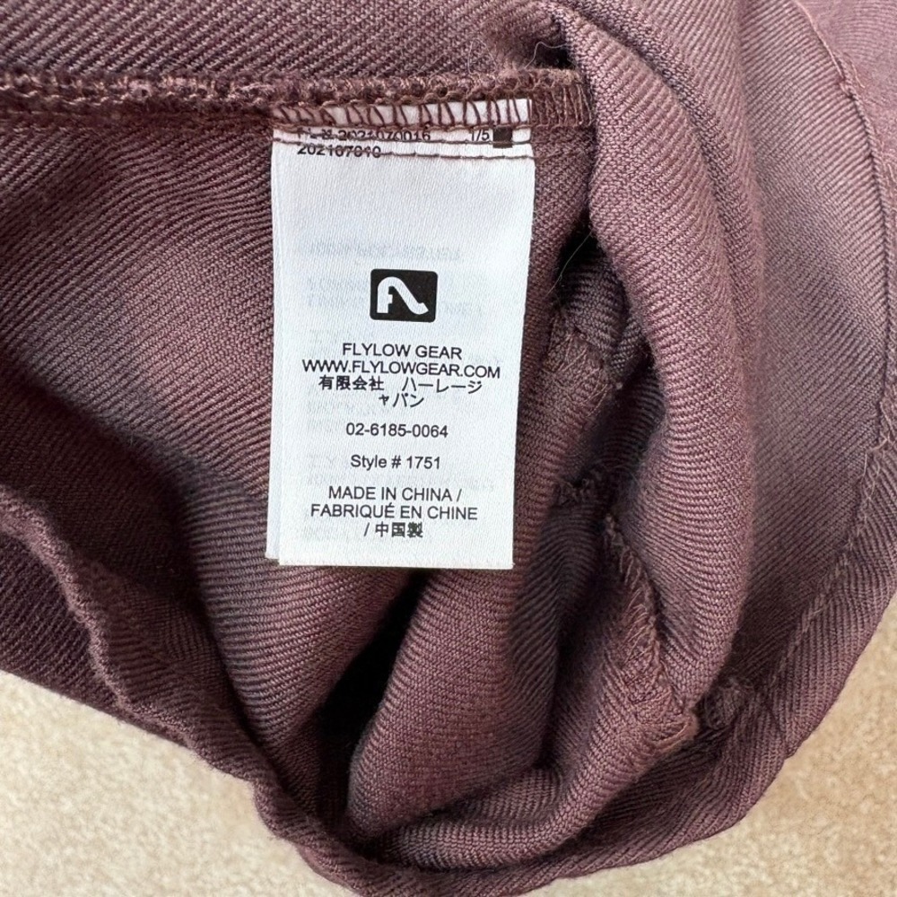 FLYLOW Brigitte Tech‎ Flannel Women's XS Purple Insulated Snap Button Shirt - Picture 4 of 7